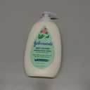 Johnson's Skin Nourish Moisturizing Baby Lotion with Aloe Vera Scent & Vitamin E, Gentle & Lightweight Body Lotion for the Whole Family, Hypoallergenic, Dye-Free, 16.9 fl. oz