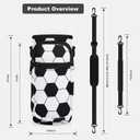 Water Bottle Holder with Strap, Water Bottle Carrier Bag with Phone Pocket, Shoulder Hand Strap Insulated Neoprene 32/40 oz Water Bottle Sleeve for Walking Hiking Camping Gym