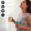 Clawsoff 300 Pack 3 oz Paper Cups, Disposable Kraft Small Bathroom Cups 3 Ounce, Hot/Cold Beverage Cups for Home, Kitchen, Party