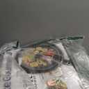 Elite Gourmet EMG1100 11" Electric Indoor Nonstick Grill Dishwasher Safe, Cool Touch, Fast Heat Up Ideal Low-Fat Meals, Includes Tempered Glass Lid, Black