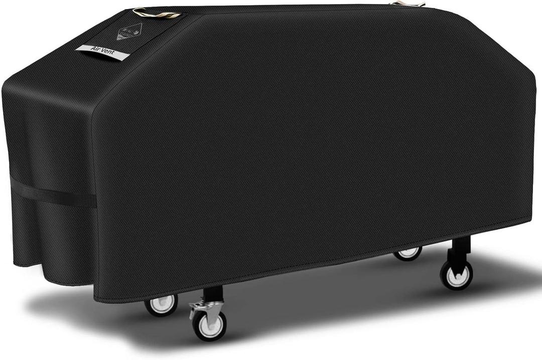 Griddle Cover for Blackstone 36" Griddle,Upgraded Rip-Proof&Waterproof 600D Flat Top Grill Cover,Windproof 1528 Grill Cover for Blackstone and More 4-Burner Griddle with Straps and Air Vent, Black 