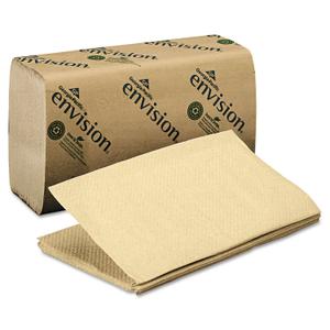 Georgia-Pacific Pacific Blue Basic S-Fold Recycled Paper Towels by GP PRO (Georgia-Pacific),Brown,23504,250 Towels Per Pack,16 Packs Per Case (4000 Total),9.20'' x 10.20