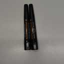 3-Pack Beard Pencil Filler for Men (Black), Four-fork Tip Beard Styling Pen, Waterproof Sweat Proof Long Lasting Beard Pencil,Effectively Enhances Facial Hair