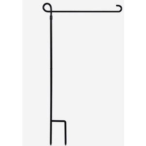 Garden Flag Stand-Holder-Pole with Garden Flag Stopper and Anti-Wind Clip
