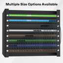 Cat6 Ethernet Cable 1 FT (10-Pack), Snagless Cat 6 Patch Cable, Upgraded Transparent Flexible PVC Jacket, OFC Oxygen-Free Copper, 1Gbps, Internet Network Cable, Cat6 Cables, UTP, Black Cable -10 Pack