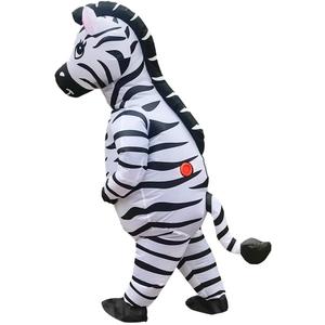 RHYTHMARTS Zebra Costume Inflatable Zebra Costume Inflatable Halloween Christmas Costumes for Adult