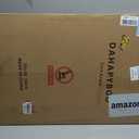 DAHAPYBOO Cork Board with Linen White,Bulletin Board 30"x20"