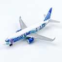 AVIAMUSE Model Airplane, United N14102 Aircraft Planes Model Suitable for Collection and Christmas Birthday, Desktop Decor