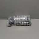 SATINIOR 36 Pieces 1 oz Plastic Jars with Lids Wide Mouth Airtight Reusable Container Acrylic Cosmetic Small Jars for Lotions Ointments Travel Toiletries Creams Make up Storage(Black)