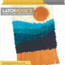 Dimensions 72-76380 Colorful Sunset Beginner Latch Hook Kit with Fringe, 10" x 12", Multicolor, 3pcs