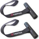 Quick Hood Loops Trunk Anchor Kayak Tie Downs Straps Bow Stern Canoe Transport Secure Lashing Point (Black 1 Pair)