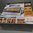 Ninja Air Fryer Toaster Oven Combo | 8-in-1 Functionality | Flip Up & Away for Storage Space | Air Fry Basket, Sheet Pan, Wire Rack & Removable Crumb Tray |1800 Watt | Stainless Steel | SP151, 17.01 in L X 15.75 in W X 7.68 in H