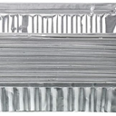 Silver Foil Container with lid | Aluminium Disposable Jars | Packaging Metalized Hot/Dry Foods | Containers for Takeaway Fast Food Packaging Serving, Storing Cover Box 12,5x7 25 Pack