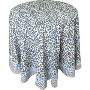ATOSII Cotton Tablecloth Lake Como 90" Inches Round