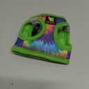 EcoBark Teacup Dog Harness - Luxury Step in Mesh Dog Harnesses in Tie Dye Print - Soft & Secure Wrap Around Body Halter Vest (XXXS- 2 to 3 lbs- Chest up to 10 in (Pack of 1))