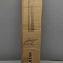 VIVOSUN Outdoor Handrail, 2 Step Stair Handrail, 26" x 36" Fits 1 to 2 Steps, Wrought Matte Iron Stair Railing with Curved Ends and Balusters for Concrete Steps, Porch Steps, One-step Assembly, Black