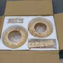 Battery Operated Wall Sconce with Remote Set of 2, Rechargeable Boho Wall Sconces with 8000mAh Bulbs, 3CCT+12RGB Dimmable Woven Bamboo Wall Light/Lamp Rattan Sconces for Bedroom Living Room