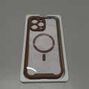 Miracase Magnetic for iPhone 16 Pro Max Case 6.9'' [Compatible with MagSafe] Full-Body Phone case with Built-in Glass Screen Protector& Camera Protector,Drop Proof 16 Pro Max Cover,Desert Brown