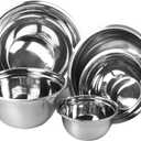 Deep Professional Quality Stainless Steel Mixing Bowl For Serving, Mixing Cooking and or Baking-6.5 Quart, 1172