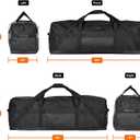 Fitdom 123L 42" Heavy Duty Extra Large Duffle with Upgrade Zipper, Durable & Water Resistant. Perfect as Camping Bag Travel Storage Tent Storage Sports Equipment Bag For Coaches & More
