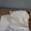 Tiny Land Play Tent with Padded Mat & LED Lights, Kids Tent, Playhouse for Kids, Indoor Bed Tent for Toddler, Toys for 3,4,5,6-Year-Old Girls, Neutral Color Play Room Furniture (Off-white)