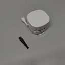 ODISTAR Desktop Vacuum Cleaner, Mini Table dust Sweeper Energy Saving,High Endurance up to 90 mins,Cordless&360 Rotatable Design for Keyboard/Home/School/Office(White AA Battery)