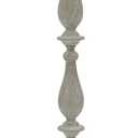 Signature Design by Ashley Bernadate Cottage Candlestick Design Poly Floor Lamp, 3-Way Switch, Cast Resin & Fabric Drum Shade, 18" W x 18" D x 61.13" H, Whitewash