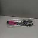 REVLON Silicone Bristle Heated Hair Styling Brush | Fast, Long Lasting Volume for Easy Styling | 1" Barrel for Full Body and Smooth Styles (Black/Pink)