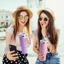 3 x 6Pcs French Bulldog Straw Cover Cap for Stanley Cup 40oz/30oz Accessories, 10mm Reusable Cute Drinking Straw Topper Accessories, Portable Protector Plugs Decorations Gifts for Party Favors