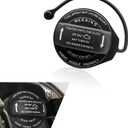 2 x 1 PC Car Fuel Tank Cap, Fuel Filler Cap Replacement Parts 5Q0201550L, Compatible with Audi A4 A5 A8 S4 S5 S8 Q5 RS5 SQ5 Quattro Allroad (Black)