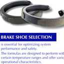 Centric Premium 111.0270 Automotive Replacement Rear Drum Brake Shoe Set for Select Volskwagen, Model Year