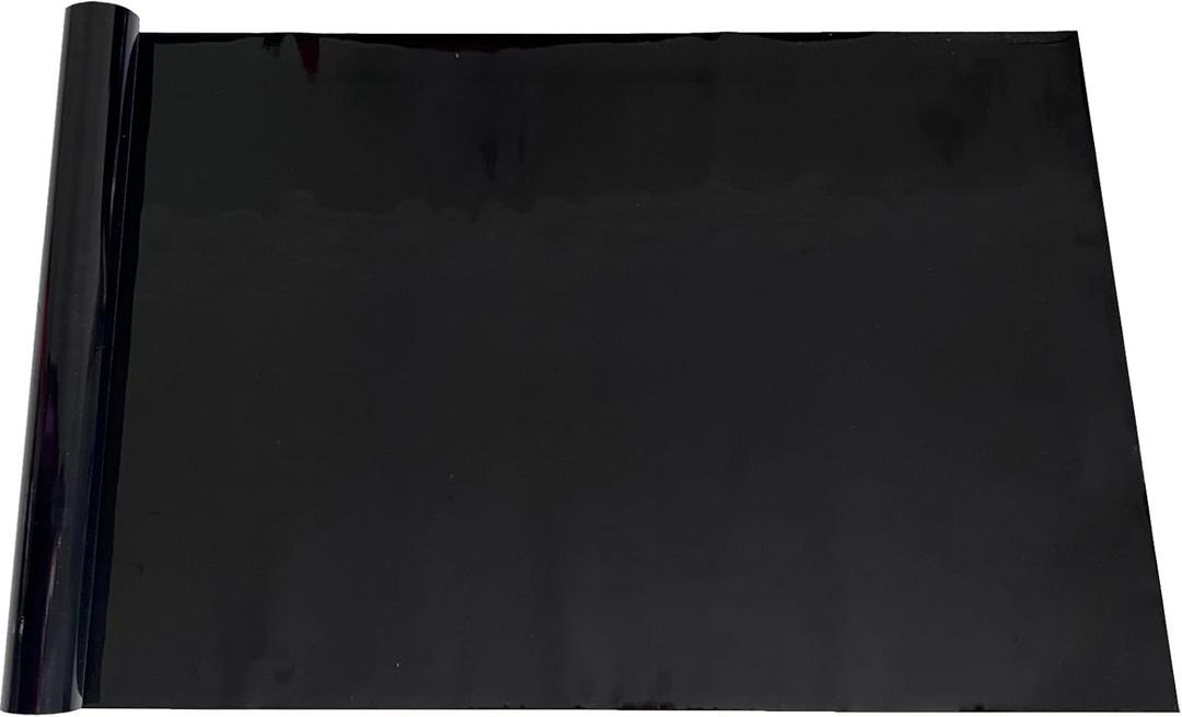 Aquarium Background Static Cling Black Fish Tank Background Wallpaper Fish Tank Backdrop Vinyl Aquarium Poster Background 24 x 12 in (23.6" x 11.8" In)