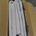 MIULEE 100% Blackout Linen Curtains for Bedroom Thermal Insulated Birch Grommet Room Darkening Curtains & Drapes for Living Room Nursery 52 x 96 Inch (2 Panels)