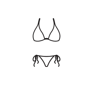 Blooming Jelly Womens High Waisted Bikini Set Tie Knot High Rise Two Piece Swimsuits Bathing Suits Medium