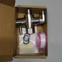 Shower Arm Diverter Valve Brass G1/2 3 Way Universal Bathroom Shower System Component Replacement for Handheld Shower Head and Fixed Spray Head, Brushed Nickel