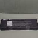 SABLUTE Bluetooth Keyboard and Mouse for Mac  7-Color Backlit, Multi-Device, Rechargeable, Full-Size Wireless Keyboard Mouse Combo with Quiet Scissor-Switch Keys & Tilt Legs for Mac (Space Gray)