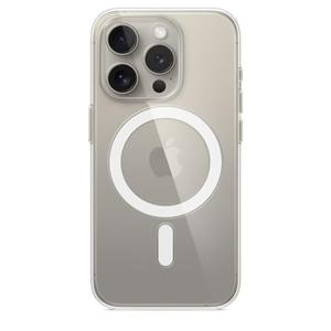 Apple iPhone 15 Pro Clear Case with MagSafe: Lightweight Phone Case, Wireless Charging Compatible, Smooth Glossy Finish