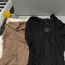 Huukeay 3 Pack Women’s V Neck T Shirts, Cap Sleeve Summer Casual Tops Loose Fit Short Sleeve Tees Basic Trendy Shirts M