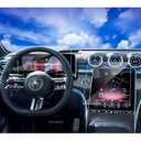 2024 2025 2026 Benz C300 Screen Protector for 2025 2024 2022 2023 Mercedes Benz GLC300 350e C300 4matic W206/2023 2024 AMG C43/2024 AMG C63 2024-2025 CLE300 11.9inch Touchscreen 12.3 Tempered Glass, 2 Pcs