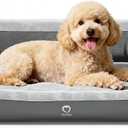 QPAU Inflatable Dog Bed for Home Travel and Outdoor, Pet Mattress for Small, Medium(Pump Included) S-M