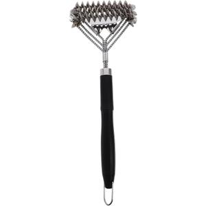 MERRYHAPY Multifunctional Grill Brush Removable Handle Cleaning Tool for Camping and Barbecue Efficient Grime for Grill Grates Essential BBQ Accessory for Outdoor Cooking