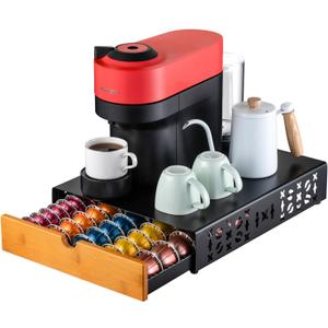 Flagship for Nespresso Pod Holder Coffee Pod Organizer for Vertuo Pod Storage Morden Design Large Capacity Fits All Size Vertuo Pods