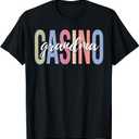 Casino Grandma Slot Machine Casino Lover Grandma T-Shirt (Gray, XS)