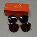 Livho Polarized Sunglasses, Retro & Oversized Shades for Women with Round Lenses