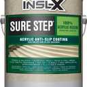 INSL-X Sure Step Acrylic Anti-Slip Paint, White, 1 Gallon (Pack of 1), 128 Fl Oz