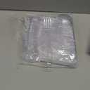 MOACOCK 200 Count Plastic Silverware, Heavy Weight Plastic Forks Spoons Disposable Utensils Cutlery Set for Wedding Party Supplies Everyday Use (Clear)