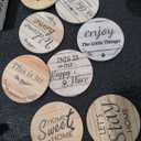 Coasters for Drinks Absorbent with Holder, 8 Pcs Ceramic Rustic Farmhouse Drink Coasters for Coffee Table Tabletop Protection, Housewarming Gift New Home Decor