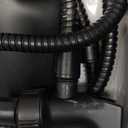 MakeFit Filtered Shower Head Black - 6 Modes High Pressure Handheld Shower Head with Filter Mineral Beads, Detachable Handheld Showerhead Set with Stainless Steel Hose and Shower Arm Bracket