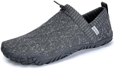 WateLves Barefoot Water Shoes Women Men Minimalist Comfortable Walking Shoes Beach Outdoor Running Sneakers (Dark Grey, 7 Women/6 Men)