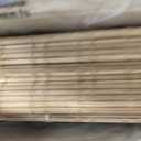 LazBlinds No Tools No Drill Cordless Bamboo Roman Shades, Light Filtering Window Treatment, Roll Up Bamboo Blinds for Window 27'' W x 64'' H, Ceylon Light Russet
